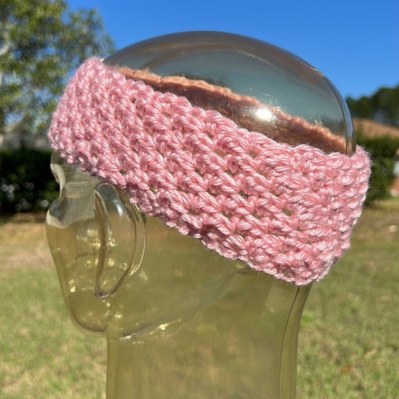 New hand crafted pink headband - Picture 4 of 8